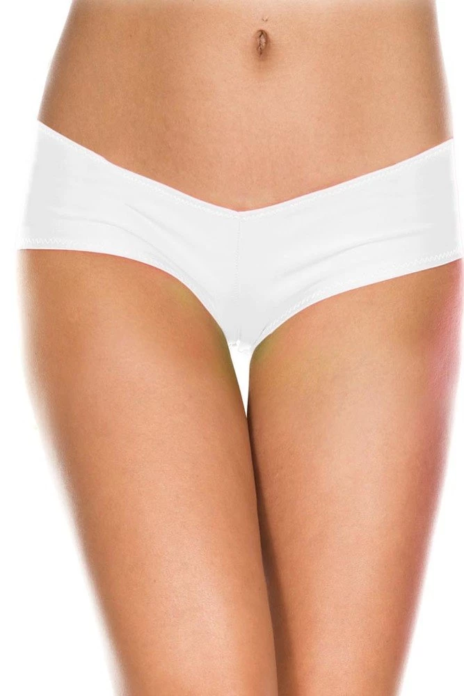 Music Legs Micro Mini Booty Shorts - White Dancewear 4 Music Legs Micro Mini Booty Shorts - White Dancewear