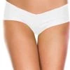 Music Legs Micro Mini Booty Shorts - White Dancewear