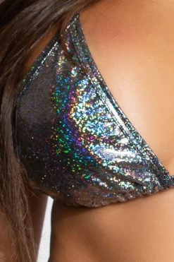 Midnight Ballerina Silver Twinkle Tri Top Dancewear 8 Midnight Ballerina Silver Twinkle Tri Top Dancewear