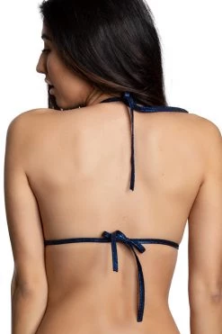 Midnight Ballerina Royal Blue Twinkle Tri Top Dancewear