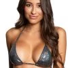 Midnight Ballerina Silver Twinkle Micro Triangle Top