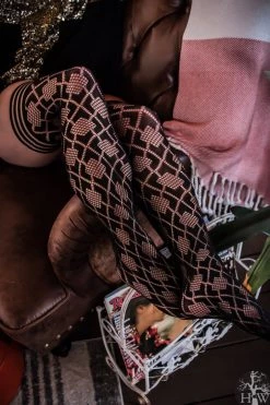 Kixies Diamond Fishnet Luxury Stockings