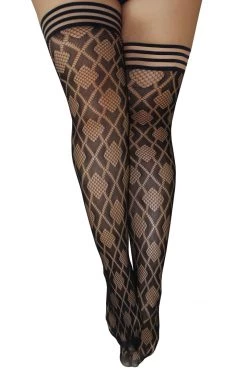 Kixies Diamond Fishnet Luxury Stockings