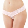 Dreamgirl Vintage Pink Lace Thong Lingerie