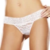 Dreamgirl Lingerie White Daisy Lace Thong
