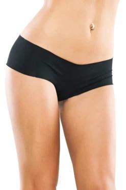 Coquette Low Rise Hipster Boyshorts - Black
