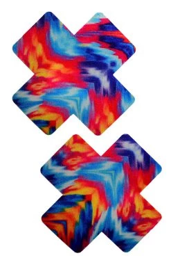 GE Apparel Kaleidoscope Multicolor XX Nipple Pasties