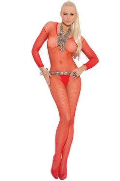 Elegant Moments Bodystocking Lingerie Red Long Sleeve Fishnet Body Stocking 9 Elegant Moments Bodystocking Lingerie Red Long Sleeve Fishnet Body Stocking
