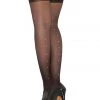 Elegant Moments Sheer Thigh High W/ Rhinestones Hosiery