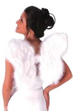 Rubies Costumes White Faux Feather Angel Wings