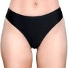 Be Wicked Black Microfiber Thong Panty Lingerie