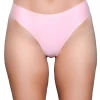 Be Wicked Pink Microfiber Thong Panty Lingerie