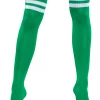 Be Wicked Hosiery Going Pro Green Thigh Highs