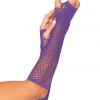 Julbie.com Accessories Purple Triangle Net Fingerless Gloves
