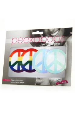 XGEN Pride Peace Sign Pasties