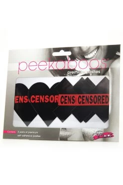 XGEN Lingerie Censored Hearts And X Nipple Pasties
