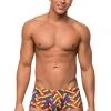 Magic Silk Lingerie Rainbow Print Mini Short