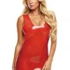 XGEN Latex Lingerie Red Premium Mini Dress