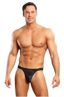Magic Silk Black Bong Thong