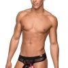 Magic Silk Black Hose Thong Male Thongs