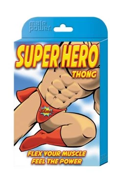 Magic Silk Red Novelty Super Hero Thong Male Thongs
