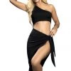 Mapale Asymmetrical Little Black Dress Dancewear