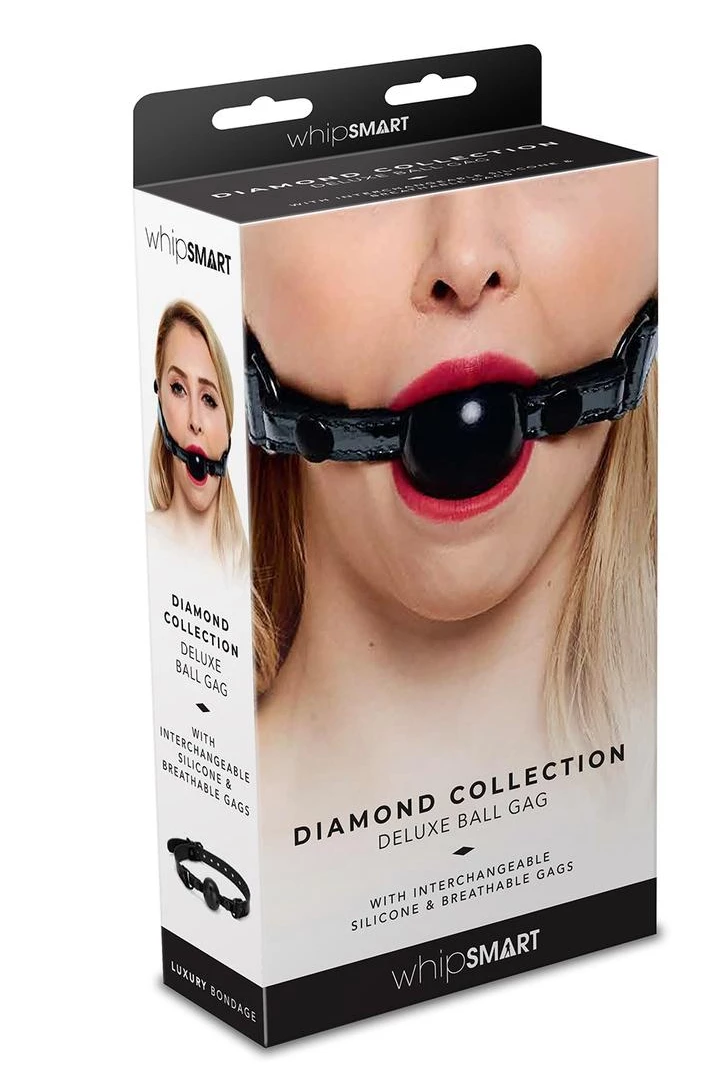 XGEN Black Diamond Ball Gag BDSM 4 XGEN Black Diamond Ball Gag BDSM