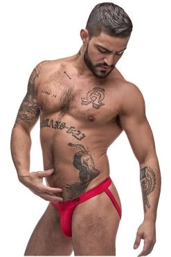 Magic Silk Male Thongs Red Pure Comfort Modal Sport Jock