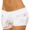 Mapale White Lace Shorts Dancewear 2 Mapale White Lace Shorts Dancewear