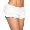 Mapale White Double Layered Ruffle Skirt Lingerie 2 Mapale White Double Layered Ruffle Skirt Lingerie