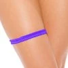 BodyShotz Purple Solid Leg Garter
