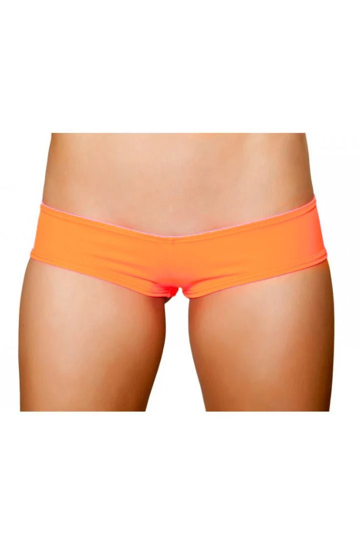Roma Dancewear Orange Low Rise Shorts 3 Roma Dancewear Orange Low Rise Shorts