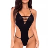 Rene Rofe V Is For Vixen Bodysuit - Black
