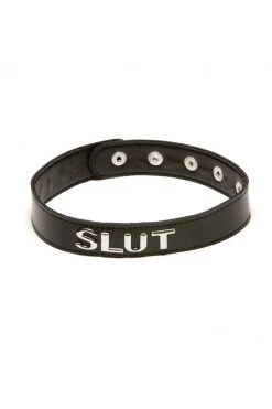 Allure BDSM Collars Talk Dirty To Me 'SLUT' BDSM Choker