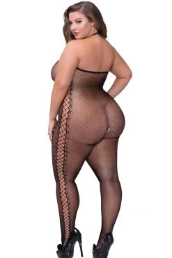 Seven Til Midnight Fishnet Cami Crotchless Bodystocking Bodystocking Lingerie