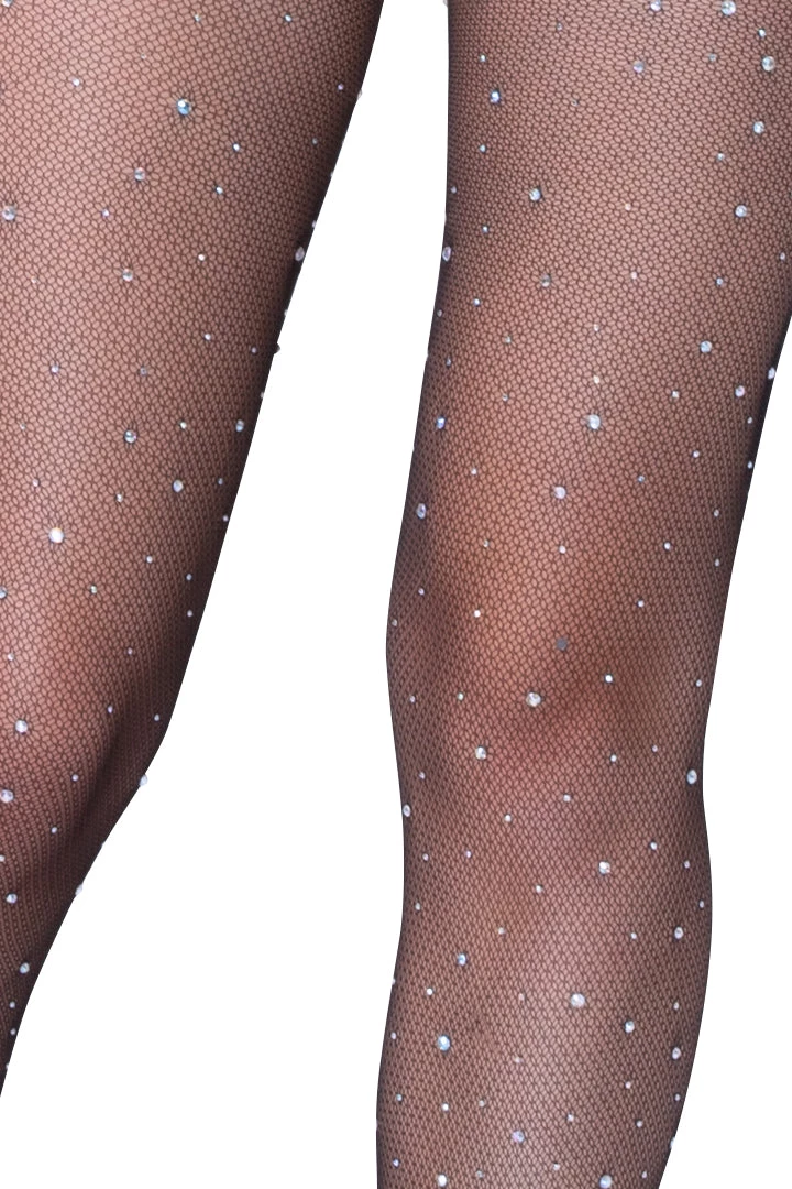 Seven Til Midnight Crystal Rhinestone Fishnet Tights 7 Seven Til Midnight Crystal Rhinestone Fishnet Tights
