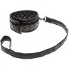 Allure BDSM Collars Quilted Faux Leather Collar & Leash