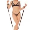 Allure X-Play Bronze Wrist To Ankle Restraints