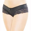 Coquette Cheeky Hipster Lace Panty - Black