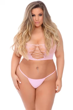 Rene Rofe Best Sellers Open Love Hottie 2PC Bra Set - Pink 9 Rene Rofe Best Sellers Open Love Hottie 2PC Bra Set - Pink