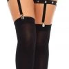 Leg Avenue Black Studded Thigh High Leg Harnesses