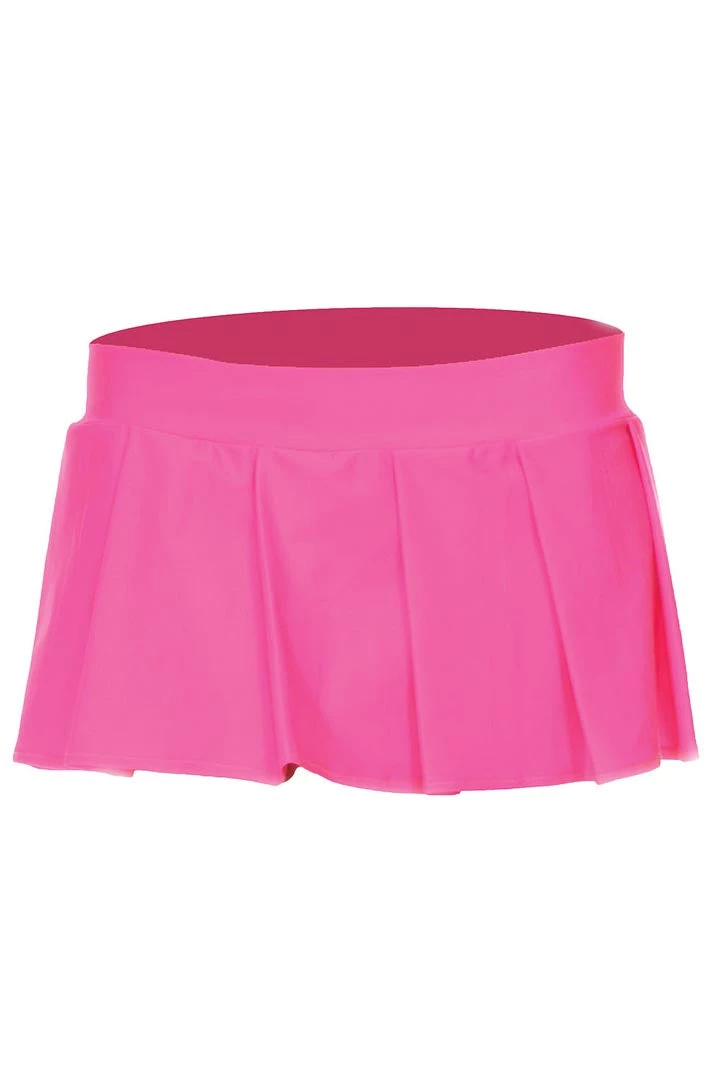 Music Legs Schoolgirl Pleated Skirt - Hot Pink School Girl Outfits 4 Music Legs Schoolgirl Pleated Skirt - Hot Pink School Girl Outfits