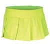 Music Legs Schoolgirl Pleated Skirt - Neon Green 1 Music Legs Schoolgirl Pleated Skirt - Neon Green