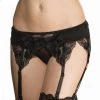 Shirley Of Hollywood Tattoo Lace Garter Belt Lingerie