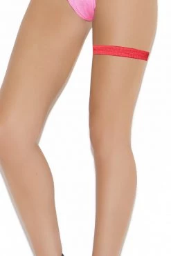 Elegant Moments Solid Red Leg Garter Dancewear