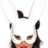 Leg Avenue White Fetish Bondage Bunny Eye Mask