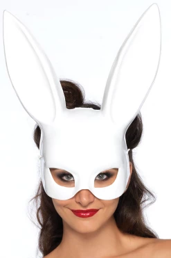 Leg Avenue White Fetish Bondage Bunny Eye Mask