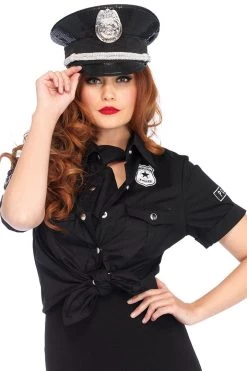 Leg Avenue Police Shirt With Badge Costume Accessory Costumes
