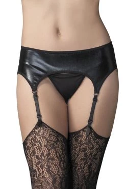 Leg Avenue BDSM Lingerie Wet Look Garter Belt