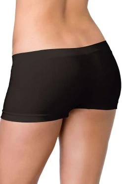 Leg Avenue Black Seamless Spandex Boyshorts